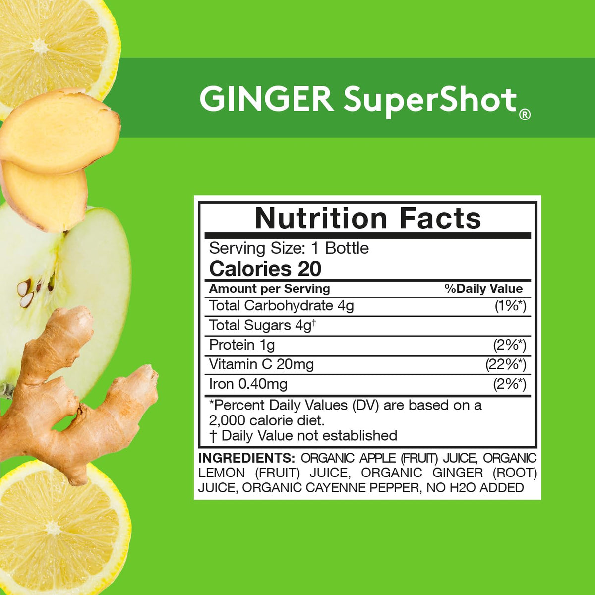Sol Ti, Supershot Ginger Single Organic, 2.1 Fl Oz