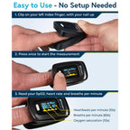 iProven Pulse Oximeter Fingertip for Oxygen Saturation & Respiratory Rate