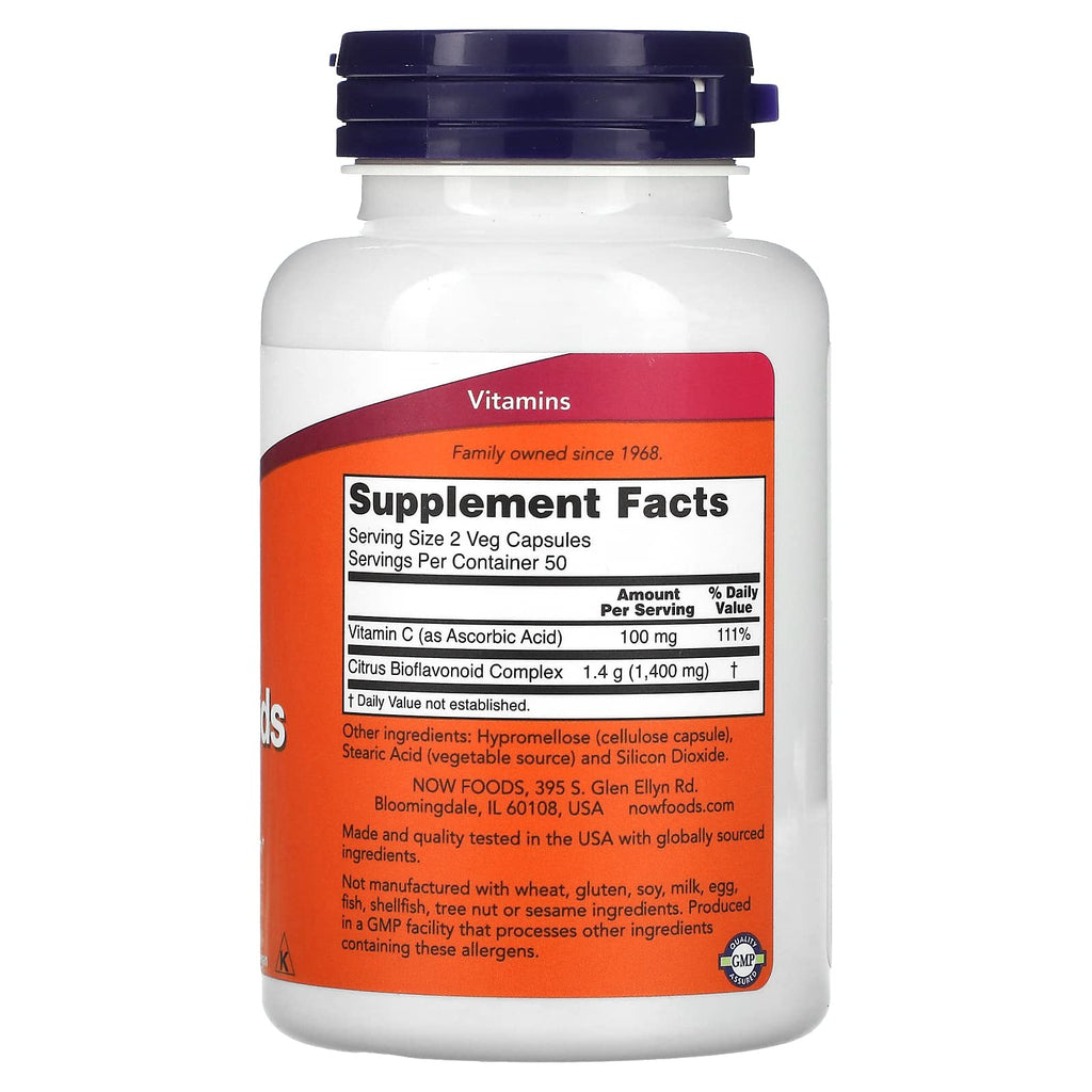 Buy now Now Foods Citrus Bioflavonoid, 100 Count (Pack of 1) at indiglob india