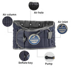 Buy now Decompression Belt - Inflatable Spinal Traction Brace for Lumbar Support and Lower Back Pain, Back Reliever for Men and Women, Navy Blue (29-49 Inch Waist) at indiglob india