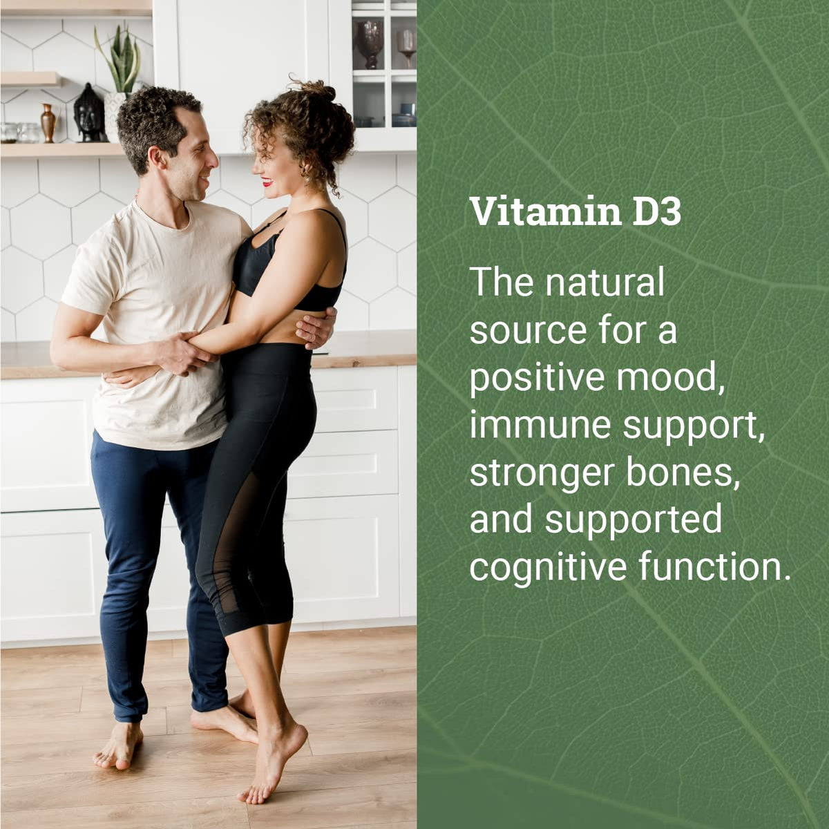 Vegan Vitamin D3 5000 iu Supplement, Supplements for Immune Health & Bones