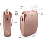 Buy now ZOWEETEK Voice Amplifier Microphone Headset for Teachers, Original Personal Voice Amplifier, Work of 12 hrs, Portable Speaker for Classroom, Speech, Tour Guide,Support MP3 Format Audio,Power Amplifier at indiglob india
