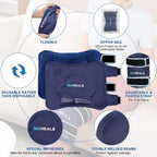 Buy now Knee Ice Pack Wrap,Ice Pack for Knee, Reusable Hot Cold Therapy Pack for Injury,Gel Bag Freezer Cold Pack Compress Heating Pad Leg Brace Pain Relief for Arthritis,Meniscus Tear-Soft Plush at indiglob india