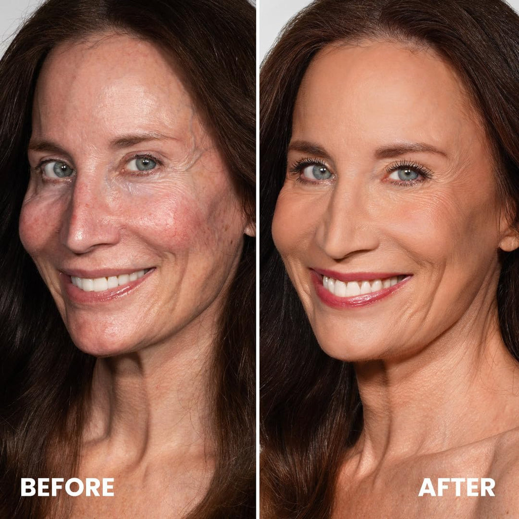 Prime Prometics Color Changing Foundation for Mature Women | Instantly Adapts to Your Skin Tone, Buildable Light-to-Medium Coverage, 12-Hour Wear, Natural Dewy Finish, Hypoallergenic