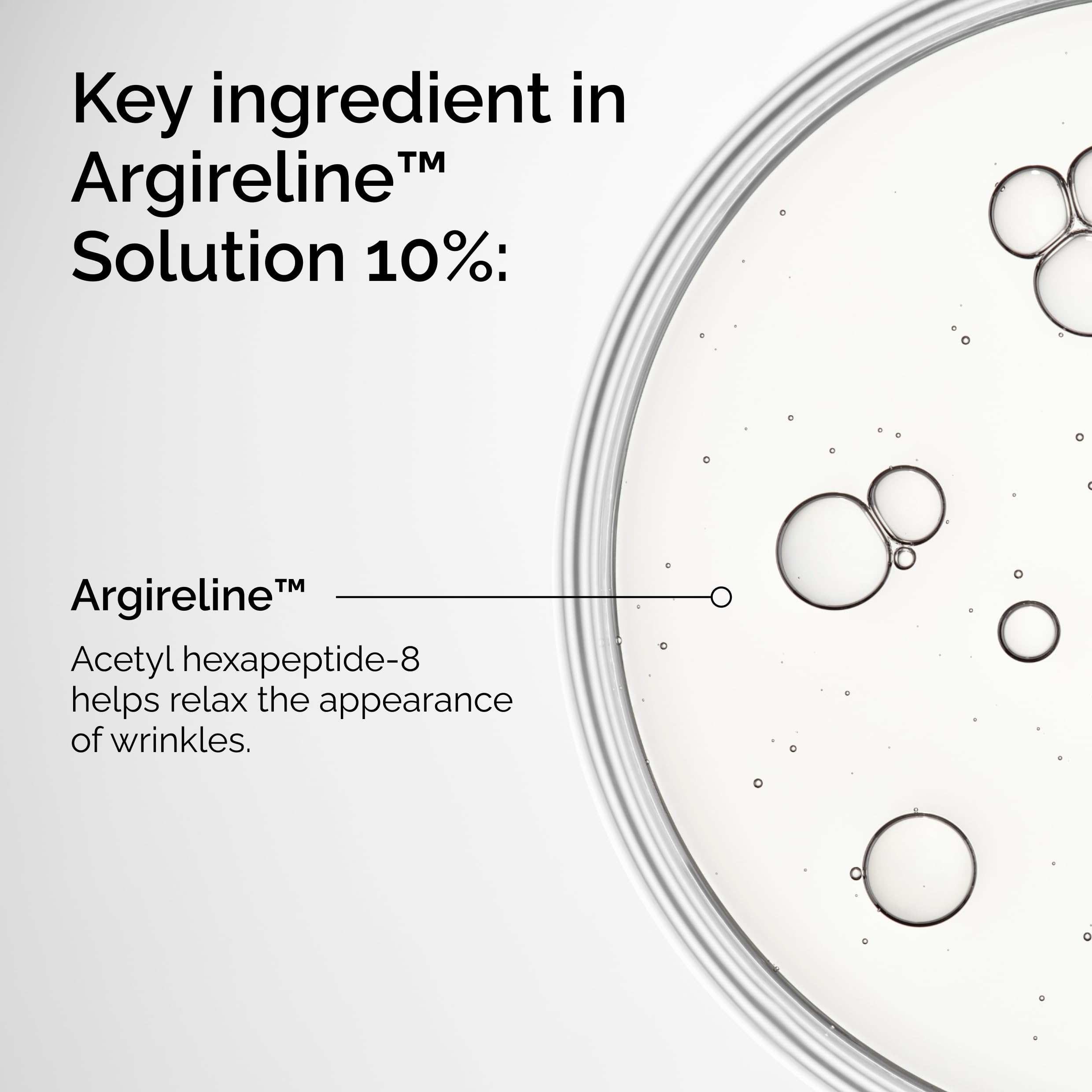 Argireline Solution 10%, Serum Good for Reducing the Appearance of Fine Lines, 1 Fl Oz