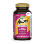 Nature's Way Alive! Women's 50 Plus Ultra Potency Multivitamin, 150 ct | Complete and High Potency Formula with Vitamin D3, C, E, and Methylated B12; Supports Heart, Brain, and Bone Health*.