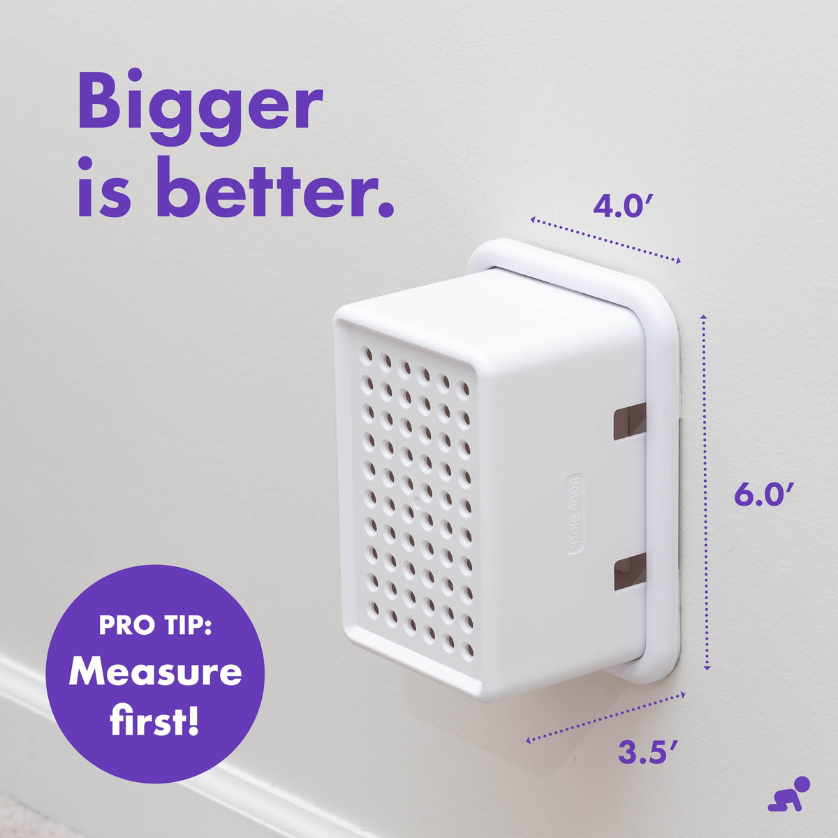 Extra Large Outlet Cover Box Baby Proof Doorbell Transformer Cover
