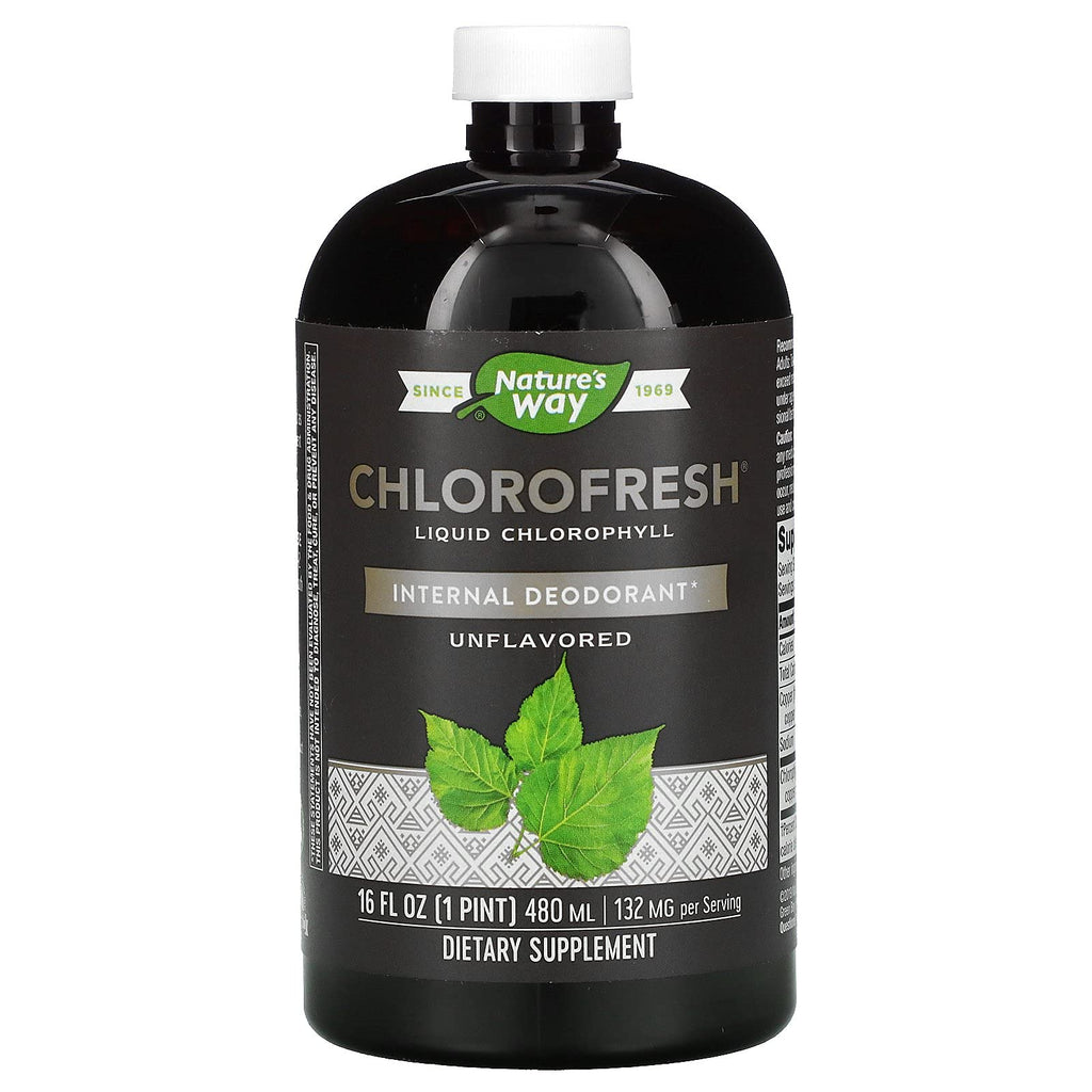 Buy now Nature's Way Chlorofresh Liquid Chlorophyll Internal Deodorant, unflavored 16 oz at indiglob india