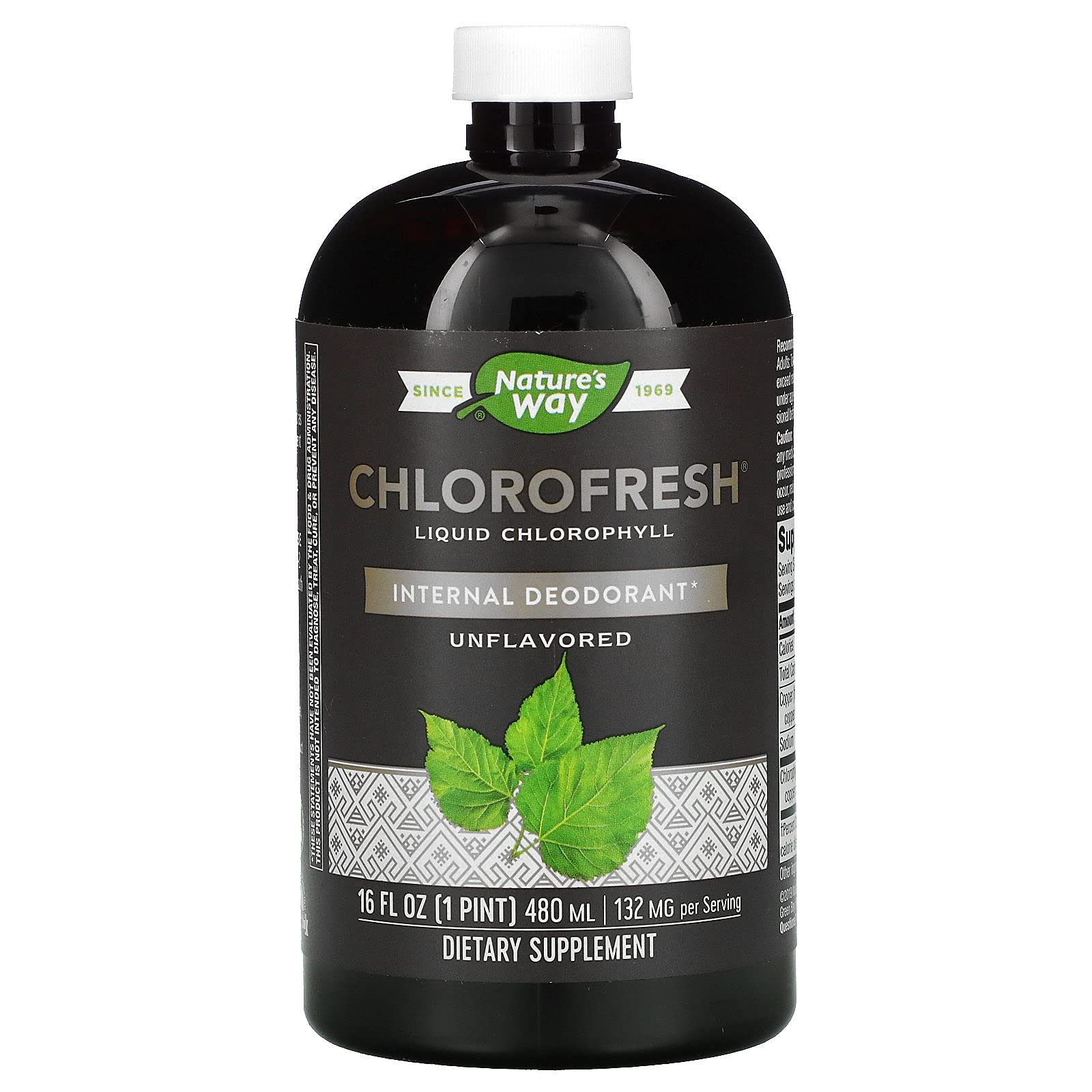 Buy now Nature's Way Chlorofresh Liquid Chlorophyll Internal Deodorant, unflavored 16 oz at indiglob india