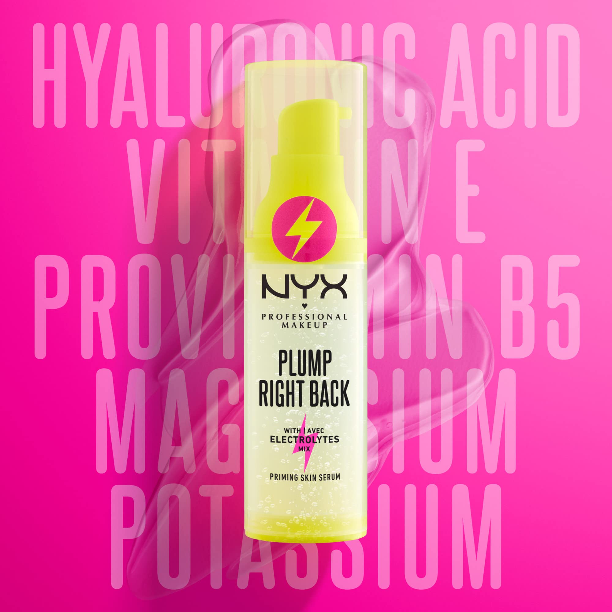 Buy now NYX PROFESSIONAL MAKEUP Plump Right Back Plumping Serum & Primer, With Hyaluronic Acid at indiglob india