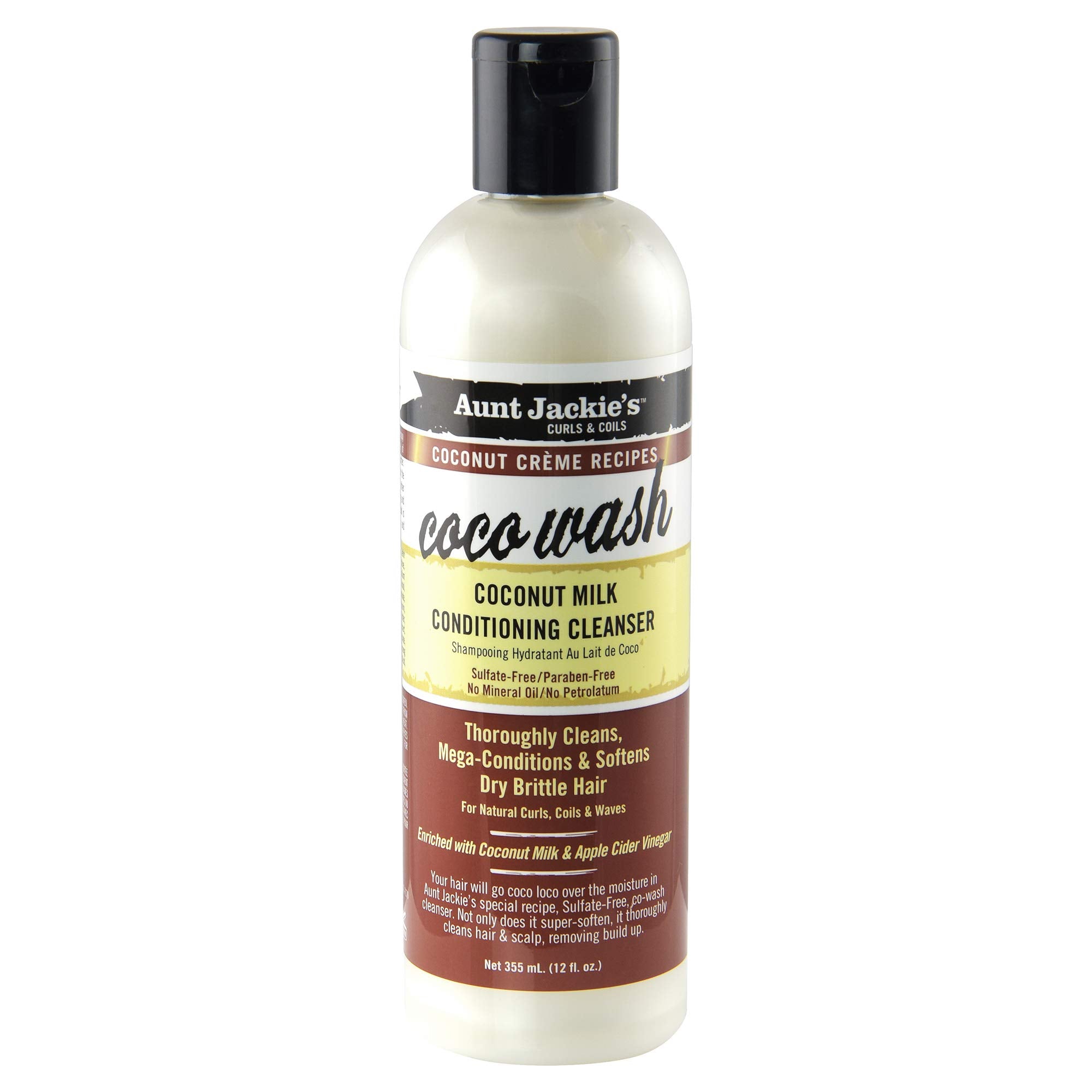 Aunt Jackie's Coconut Crème Recipes Butter Crème Intensive Moisture Sealant, Leave-In Conditioning Therapy for Dry Hair, 7.5 oz