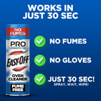 Easy Off Fume Free Oven Cleaner Foam Multi Surface Degreaser, 24oz 2Count