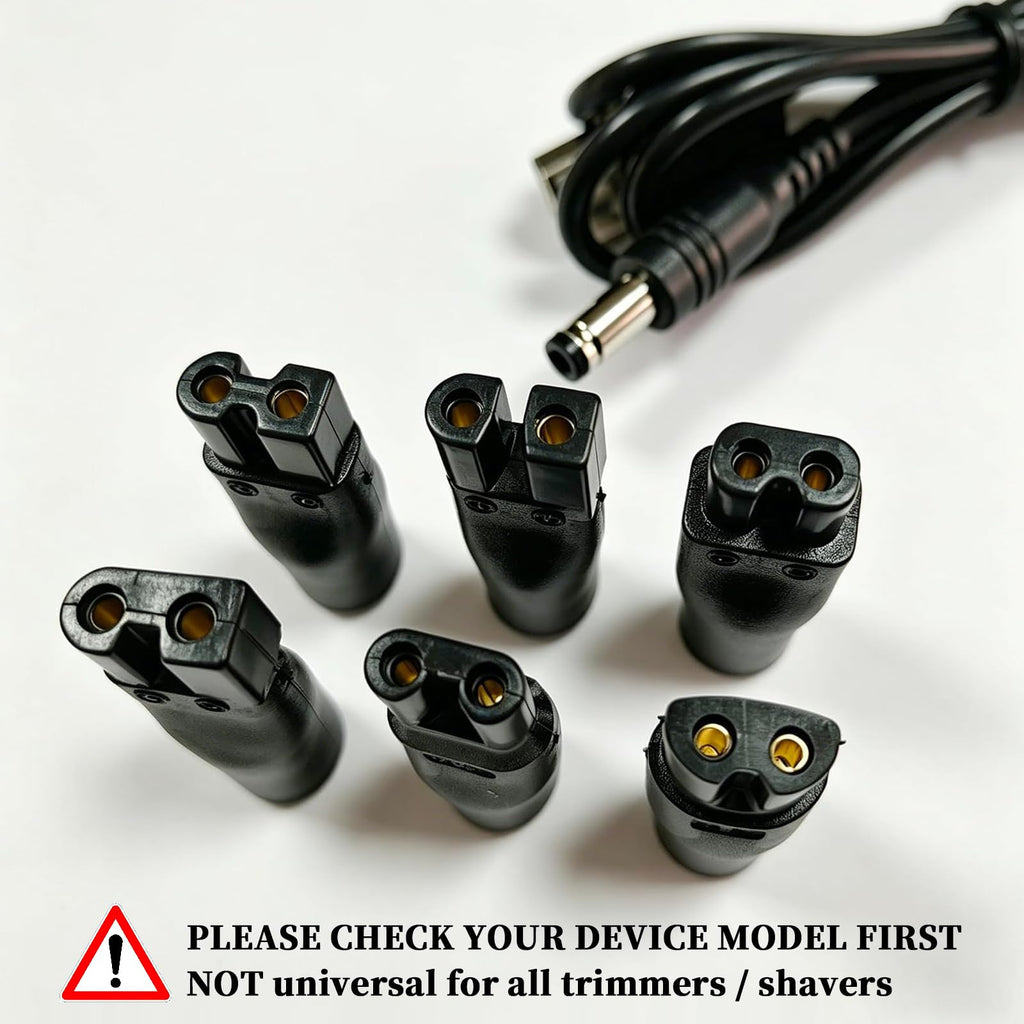5V USB Charger Cord for Electric Hair Clippers, Beard Trimmers, Shavers