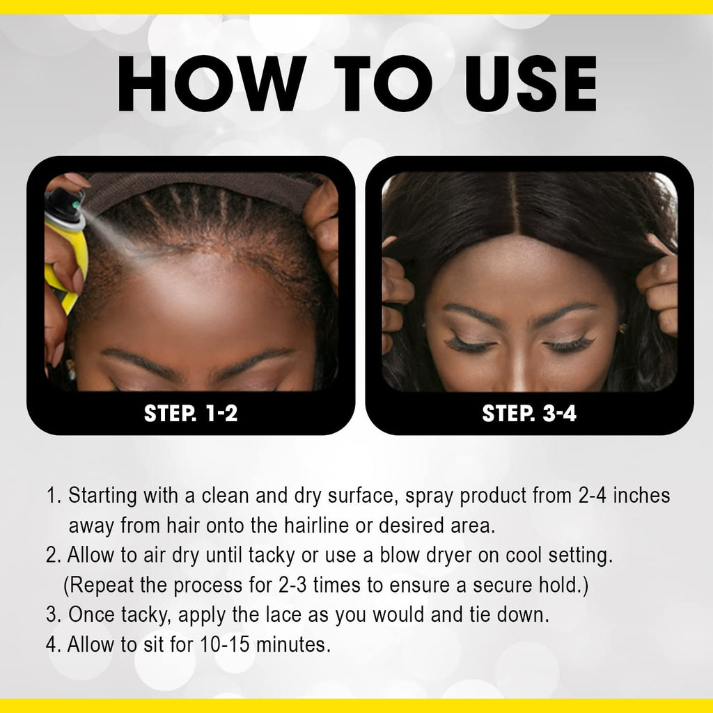 Buy now EBIN NEW YORK Wonder Lace Bond Adhesive Spay (Original 2.7oz / 80ml) - 3pack at indiglob india