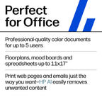 HP OfficeJet Pro 9730 Wide-Format Wireless All-in-One Color Inkjet Printer, Print, scan, Copy, fax, up to 11x17 ADF, Duplex Print/scan, Best-for-Office, 3 Month Trial of Instant Ink Included(C2WH0A)