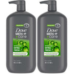 DOVE MEN + CARE Body and Face Wash Refreshing Extra Fresh Body Wash13.5 oz | For Men with 24-Hour Nourishing Micromoisture Technology