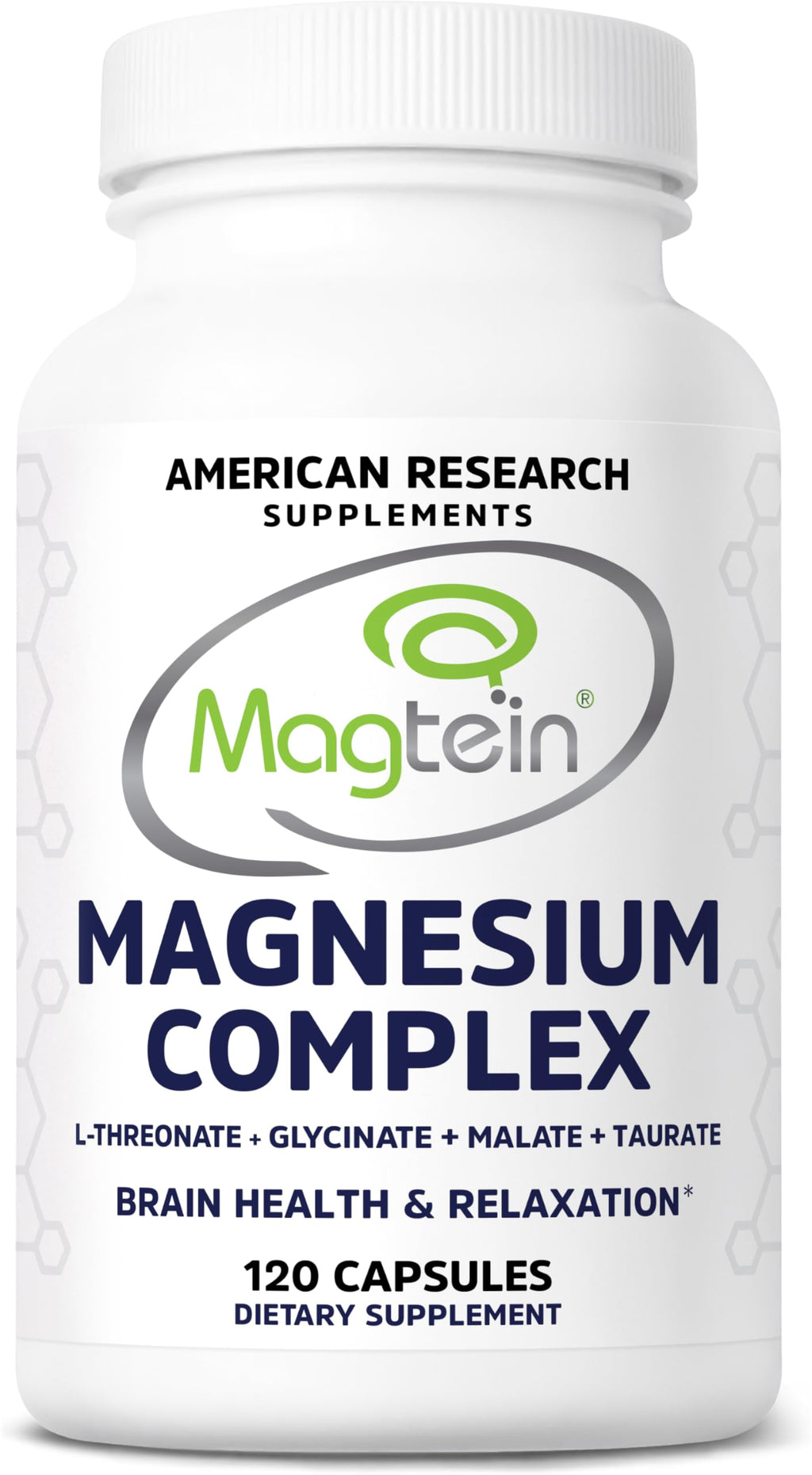 Magnesium L-Threonate Complex, 4 Bioavailable Magnesiums, Patented Magtein™