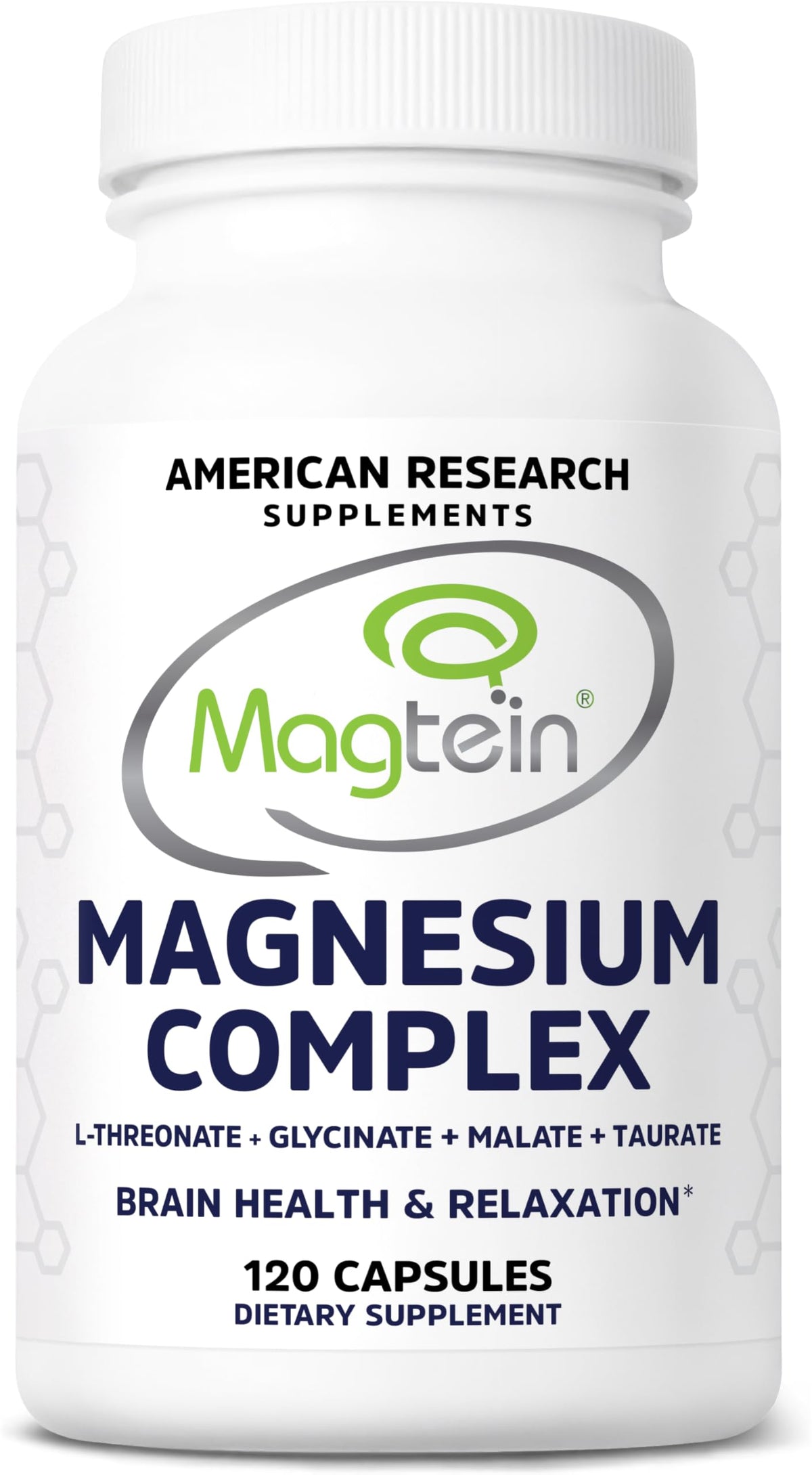 Magnesium L-Threonate Complex, 4 Bioavailable Magnesiums, Patented Magtein™