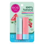 Buy now eos 100% Natural Lip Balm- Coconut Milk and Pineapple Passionfruit, All-Day Moisture Lip Care, 0.14 oz, 2 Pack at indiglob india