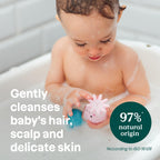 ATTITUDE Baby Shampoo & Body Wash, Unscented, for Sensitive Skin, 16 Fl Oz