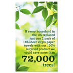 Buy now Seventh Generation 13739PK 100% Recycled Paper Towel Rolls, 2-Ply, 156 /RL, 8 RL/PK at indiglob india