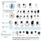 AOZTSUN 67 inch Adjustable Height Baby Monitor Floor Stand Holder for Infant Optics DXR-8 Pro,eufy HelloBaby HB6560/HB6550/Pro/HB65/HB66/HB248,ANMEATE SM935E or Any Cameras with 1/4 Screw Mount