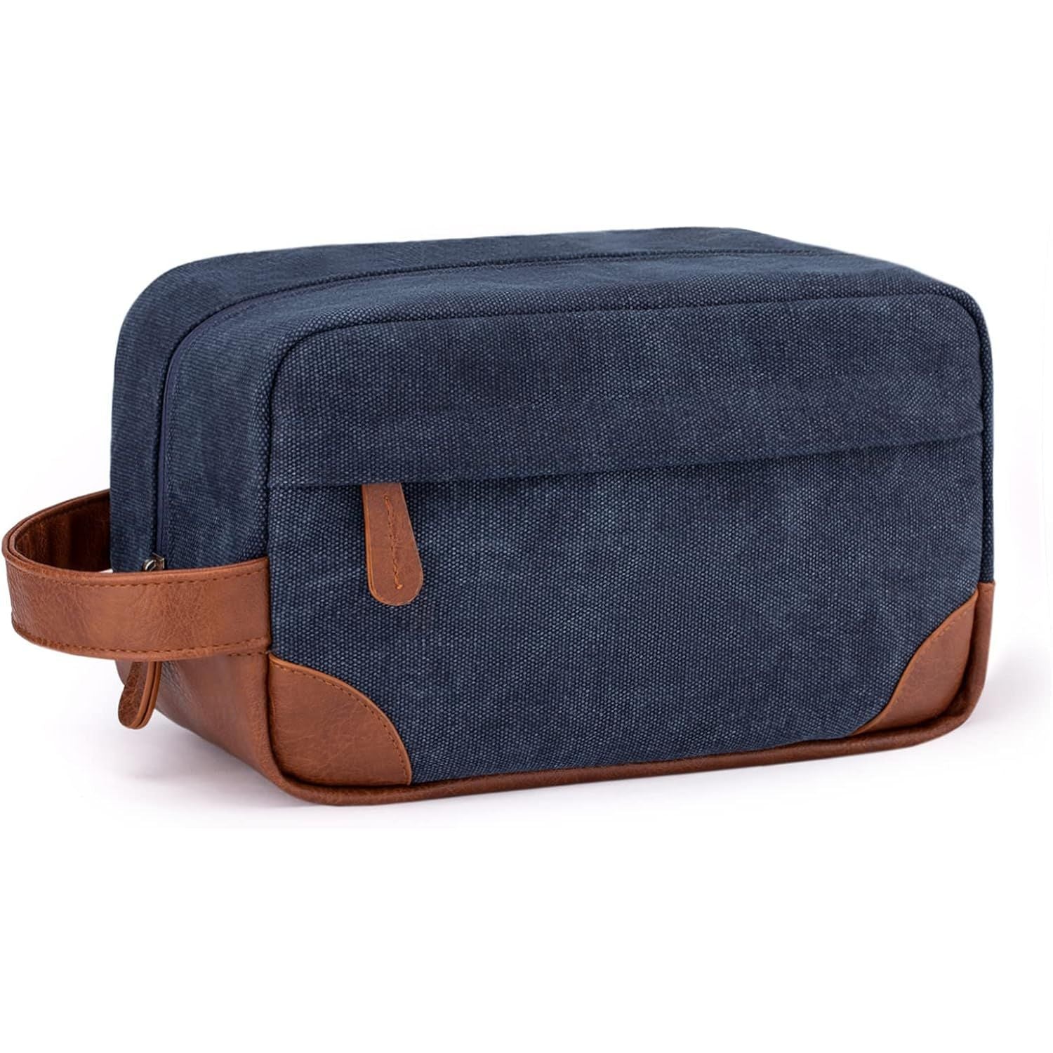 Buy now Vorspack Travel Toiletry Bag - Hanging Toiletry Bag for Men Water Resistant Canvas Shaving Bag with Large Capacity for Travel - Black Medium Navy Blue at indiglob india