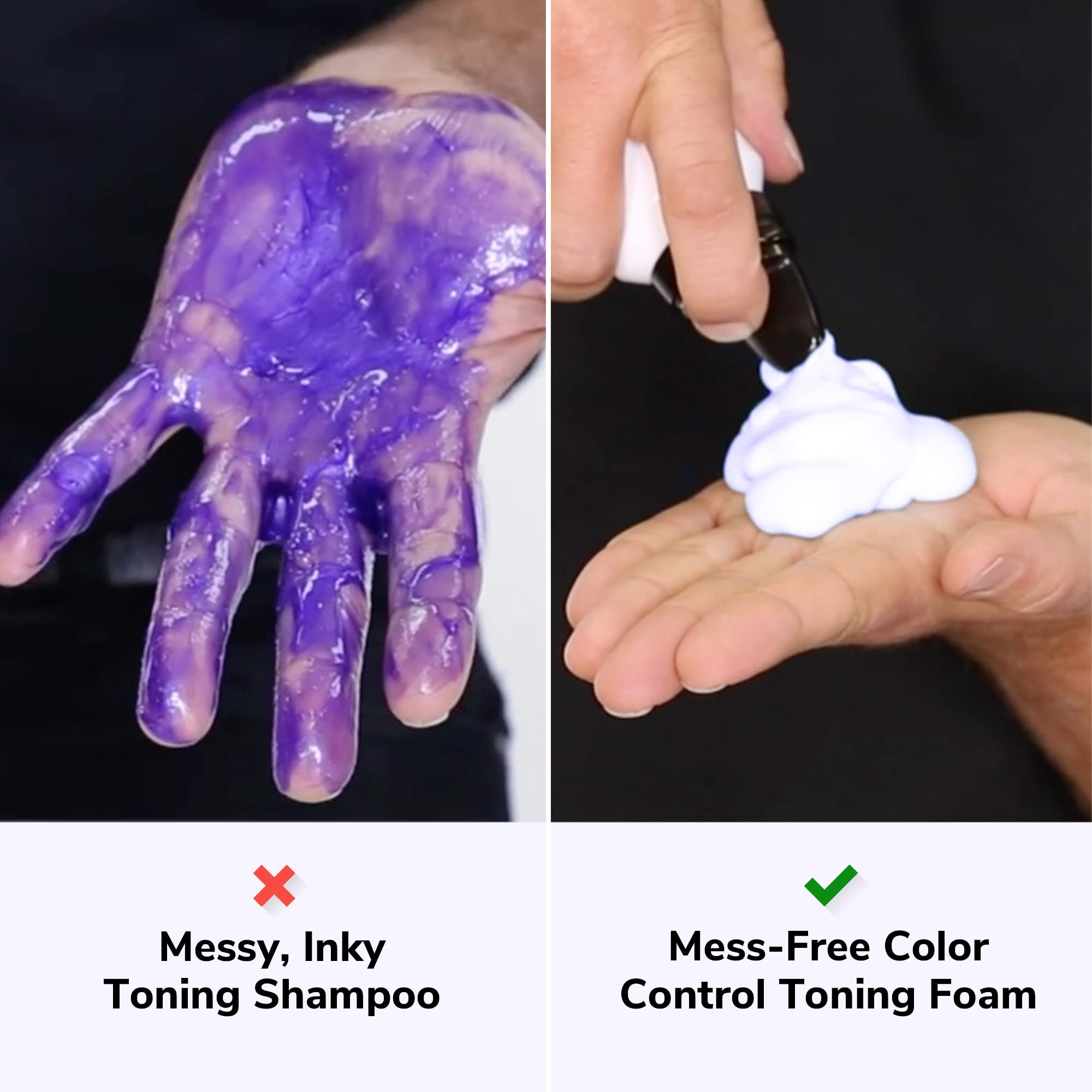 Buy now COLOR WOW Color Control Purple Toning + Styling Foam Æ’?? Instantly rids Blonde & Gray hair of brassy, yellow tones, Alcohol free, crunch free styling at indiglob india
