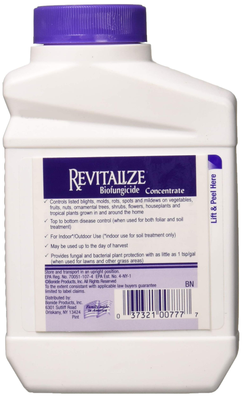 Bonide Revitalize Biofungicide, 16 oz Concentrate Disease Control for Organic Gardening, Controls Blight & Mold