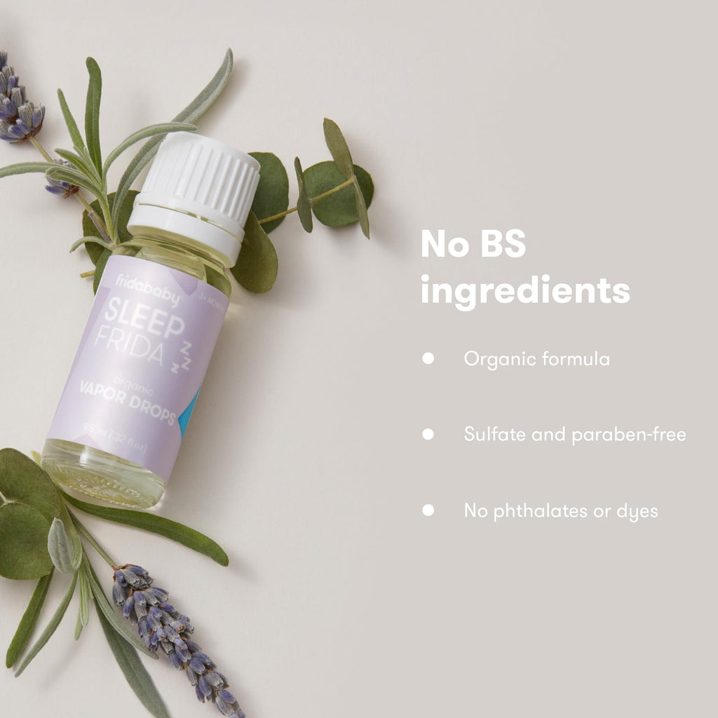 Frida Baby Natural Sleep Vapor Bath Drops, Lavender Essential Oil, Relaxing