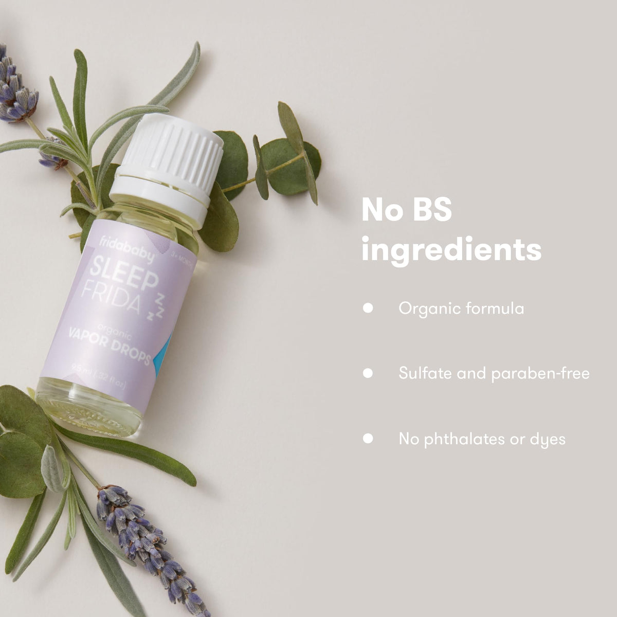 Frida Baby Natural Sleep Vapor Bath Drops, Lavender Essential Oil, Relaxing