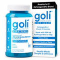 Goli Zero Sugar Ashwagandha Gummies with KSM-66, L-Theanine, Maca and Vitamin D - No Sugar Alcohols - Vegan, Keto-Friendly, Non-GMO