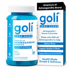 Goli Zero Sugar Ashwagandha Gummies with KSM-66, L-Theanine, Maca and Vitamin D - No Sugar Alcohols - Vegan, Keto-Friendly, Non-GMO