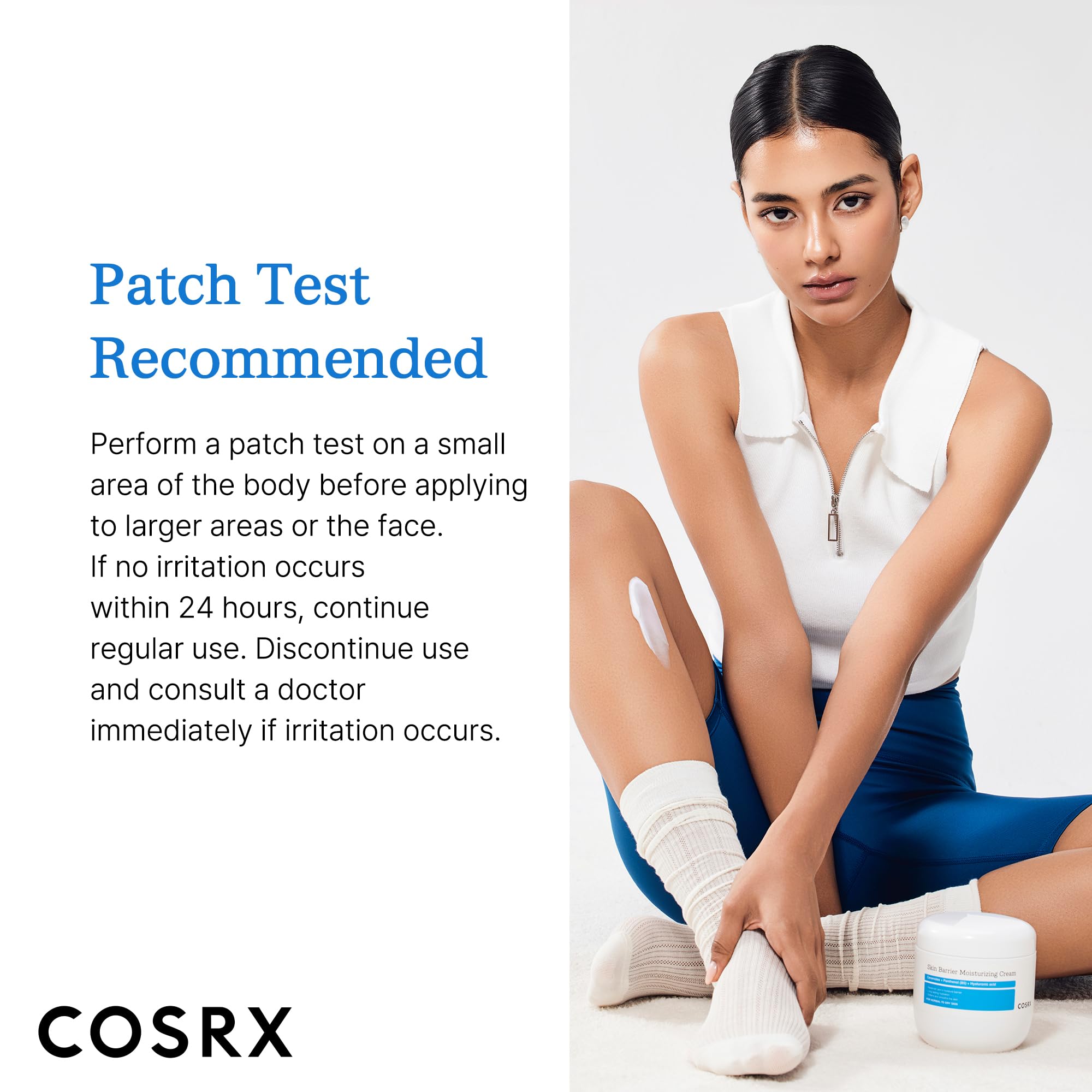 COSRX 100-Hour Hydration Ceramide Body Cream, Non-Greasy, 15.2 fl oz | Body Lotion for Dry to Extremely Dry Skin, Hyaluronic Acid, Skin Barrier Care, Unscented, Fast-Absorbing, Korean Skin Care