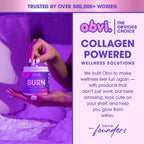 Obvi Collagenic Burn PM | Nighttime Collagen Peptides for Sleep & Recovery | 5 Types Collagen + Ashwagandha, GABA & Melatonin | CapsiBurn Metabolic Support | 90 Capsules | Made in USA