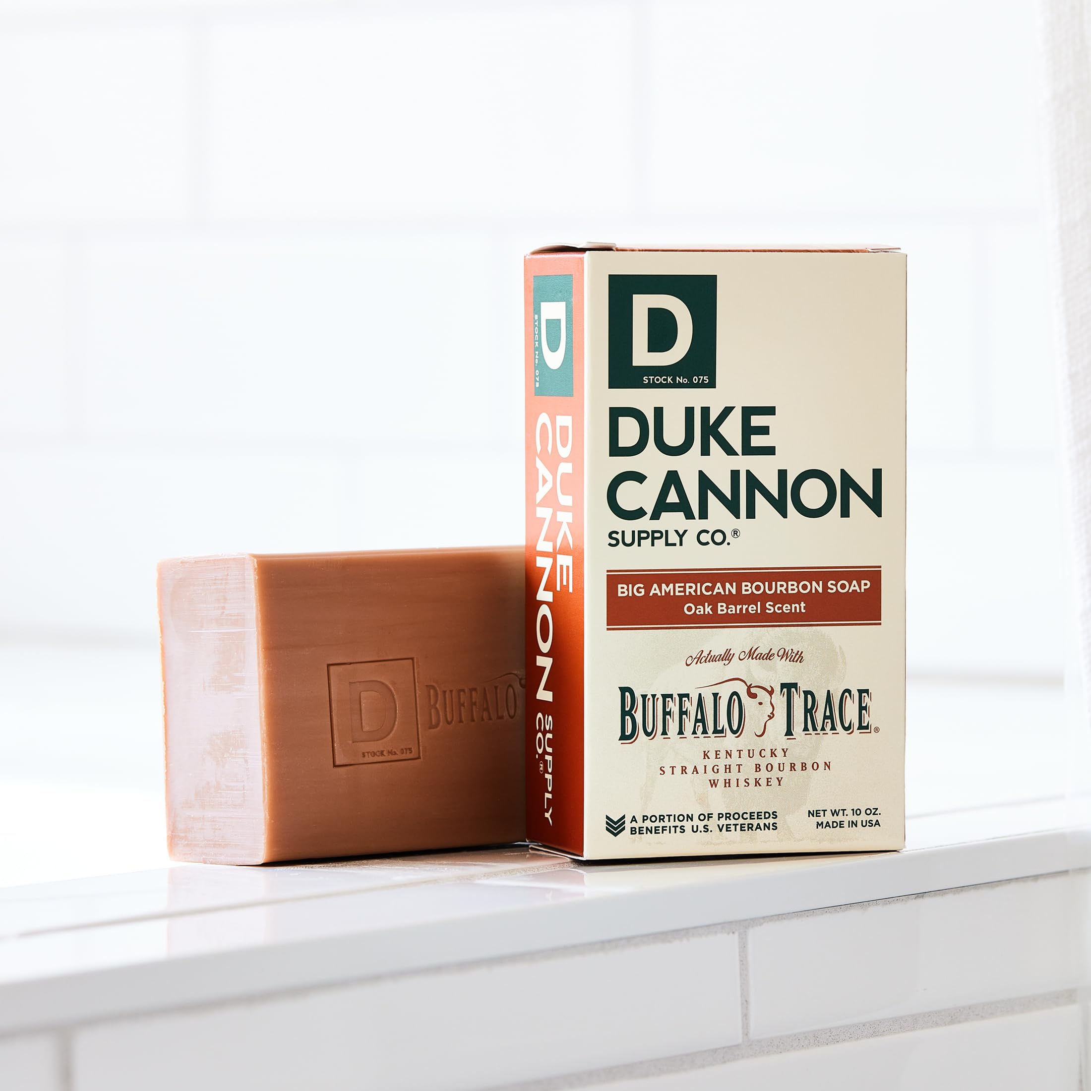 Buy now Duke Cannon Supply Co. Big Brick of Soap Bar for Men Big American Bourbon (Charred Oak Barrel Scent) - Extra Large, All Skin Types, 10 oz. (3 Pack) at indiglob india