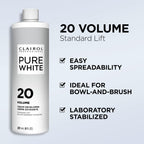 Clairol Professional Pure White 20 Volume Hair Developers | For Lightening & Gray Coverage