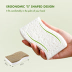 SetSail Natural Kitchen Sponges, 12 Pack Biodegradable Dish Sponges