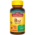 Nature Made Vitamin B12 1000 mcg Fast Dissolve Tablets, 150 Tablets | Easy to Take Vitamin B12 Sublingual Tablets for Energy Metabolism Support for Men and Women, Sugar Free, 150 Day Supply