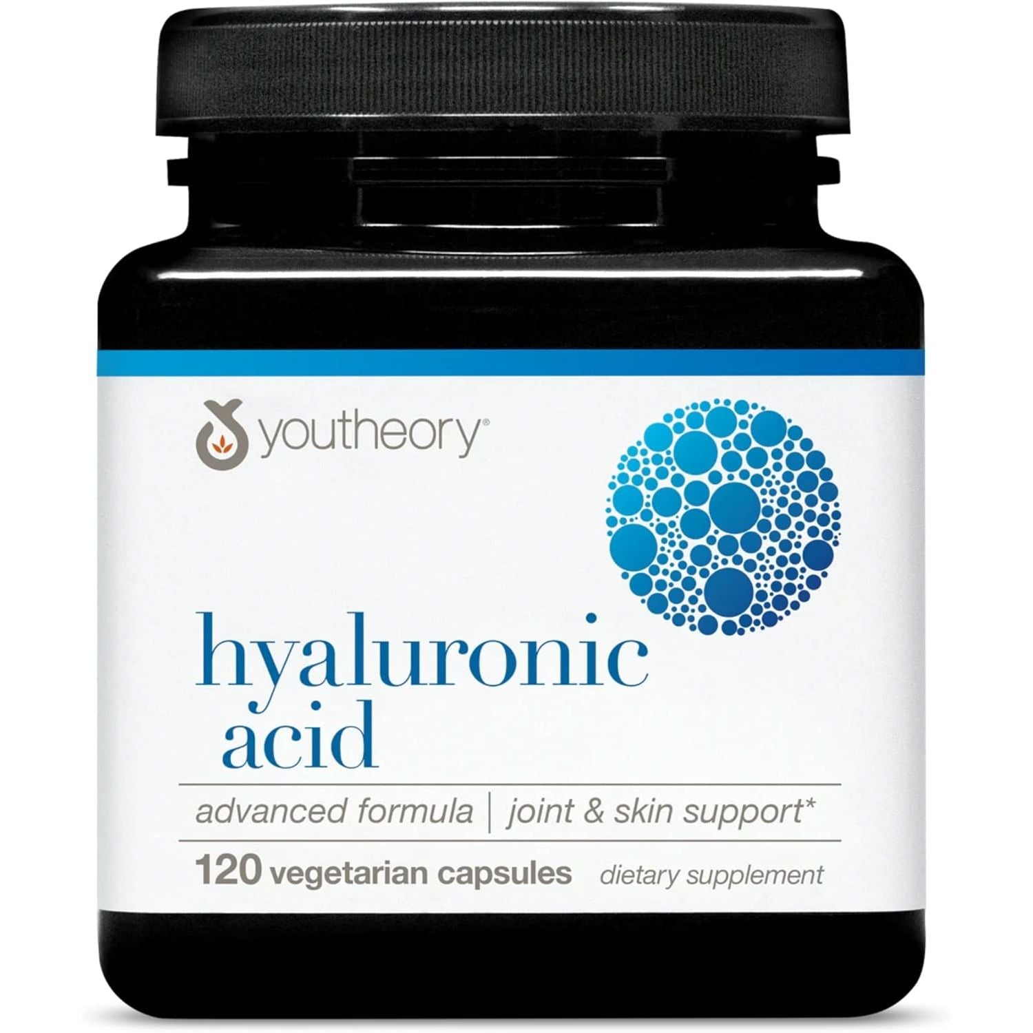 Buy now Youtheory Hyaluronic Acid Advanced Formula - Joint Support Supplement with Boswellia Extract* - Skin Health Supplement - Dairy, Soy & Gluten Free - 120 Vegetarian Capsules Hyaluronic Acid at indiglob india