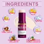 2 Pcs Calcium Multi Balm, Calcium Volume Multi Balm – Korean Collagen Moisturizing Stick for Anti-Aging, Hydrating & Firming Treatment with Vitamin E – Suitable for Eyes, Face, Neck, All Skin Types
