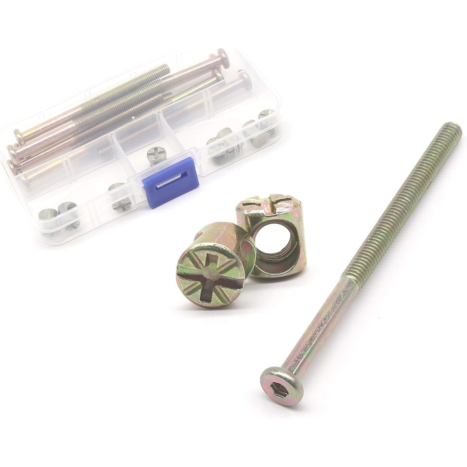 Buy now binifiMux 10-Pack M6 x 90mm Hex Allen Head Furniture Crib Baby Bed Bolt and Barrel Nuts, for Bunk Bed Chairs Cots Headboard 10-Pack M6 x 90mm at indiglob india