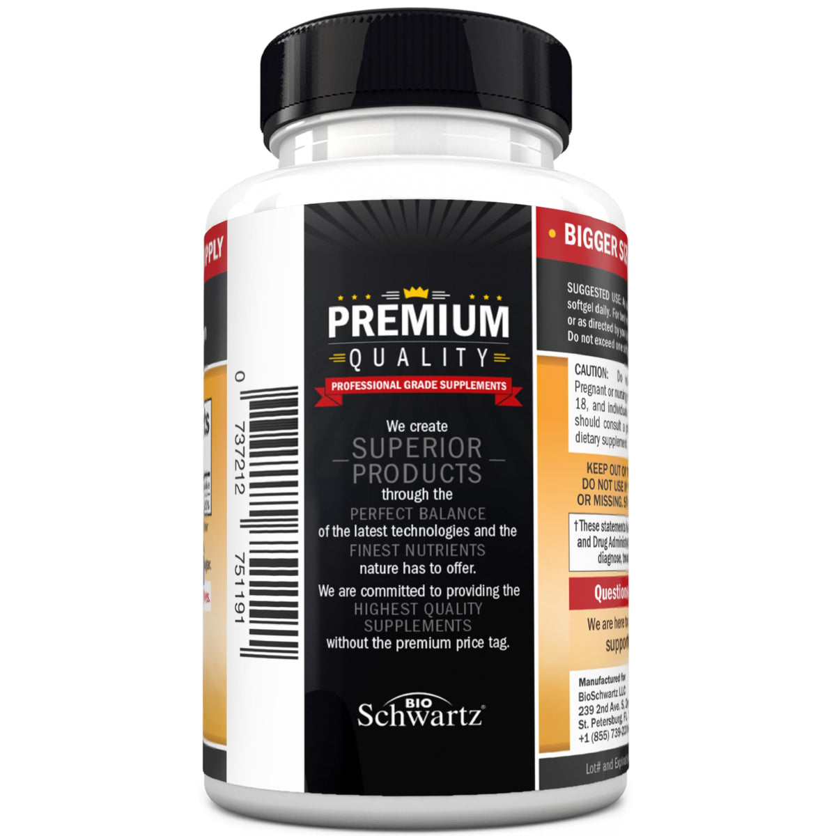 Vitamin D3 5000 IU (125 mcg) Supplement, 360 Softgels