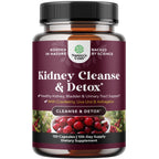 Advanced Kidney Cleanse Support - Cranberry Extract Capsules - 60 Count | Kidney Support Supplement - Uva Ursi, Stinging Nettle Leaf & Astragalus for Kidney Health - Urinary Tract Health Support