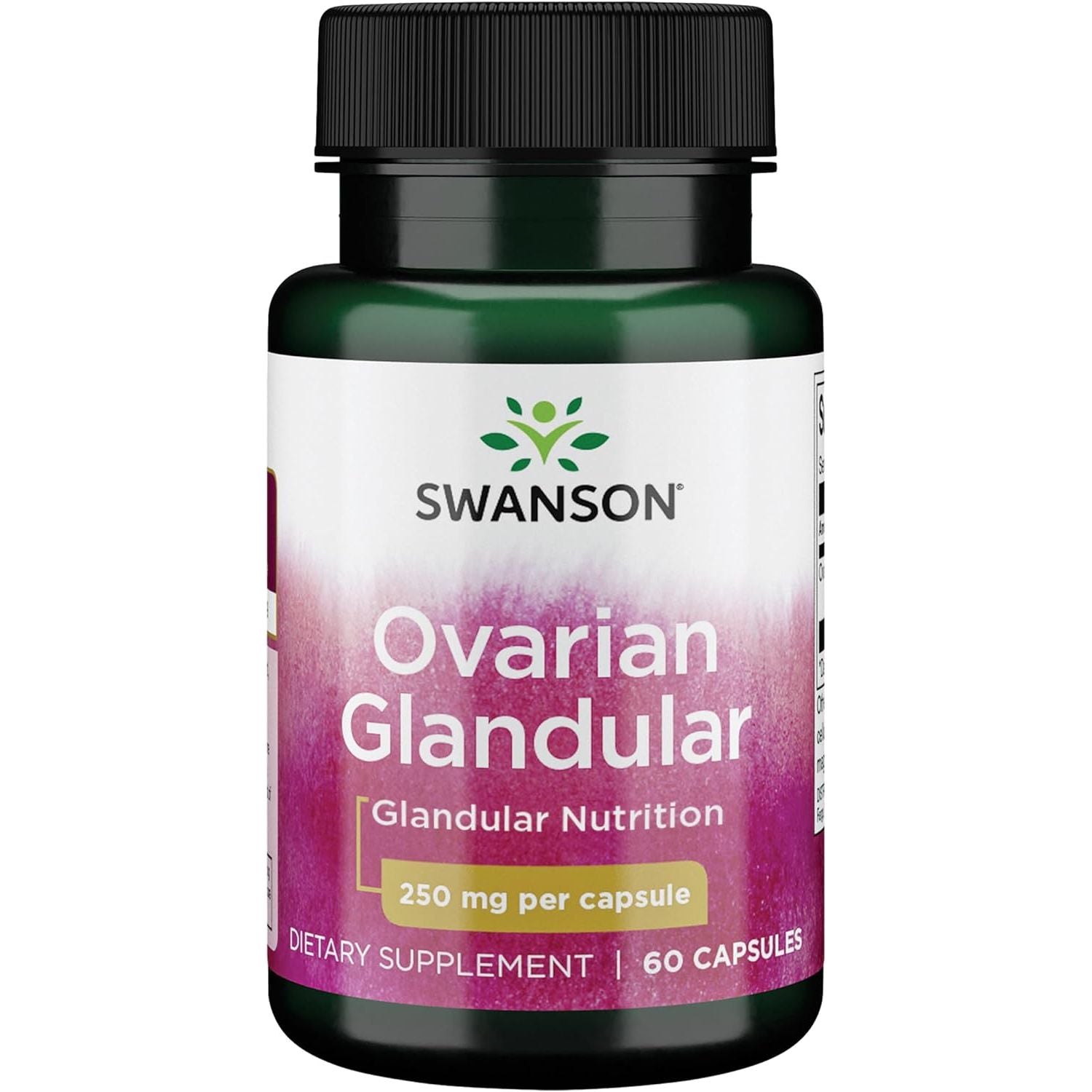 Buy now Swanson Ovarian Glandular Supplement - Women's Glandular Health and Balance Support - Premium Bovine Tissue - 60 Capsules, 250mg Each 60 Count (Pack of 1) at indiglob india