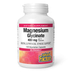 Natural Factors Magnesium Glycinate 400 mg for Stress Support*,120 Servings