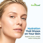 ForestLeaf Hyaluronic Acid Supplements | 100mg High Bioavailable Dietary Hyaluronic Acid Powder Capsules + 50mg VIT C | Supports Skin Hydration, Joint Lubrication, Anti-Aging, Hair & Nails | 120 Caps