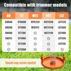 Bessport 16 Pack Trimmer String Replacement for Black+Decker 0.065" AF-100