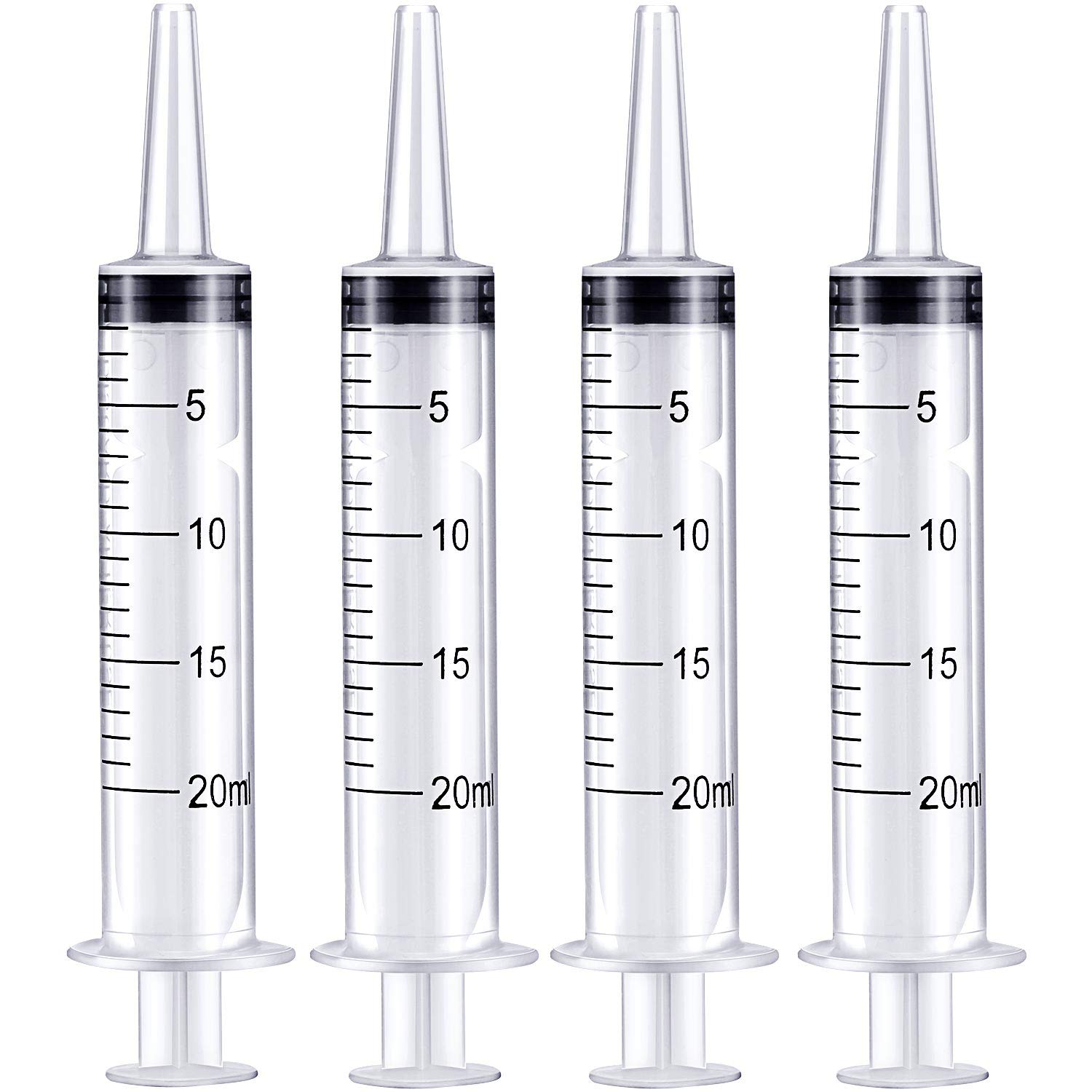 Buy now Frienda Large Plastic Syringe 4 Pack Measuring Syringe Tools Dispensing Multiple Uses(60 ml) 20 ml at indiglob india