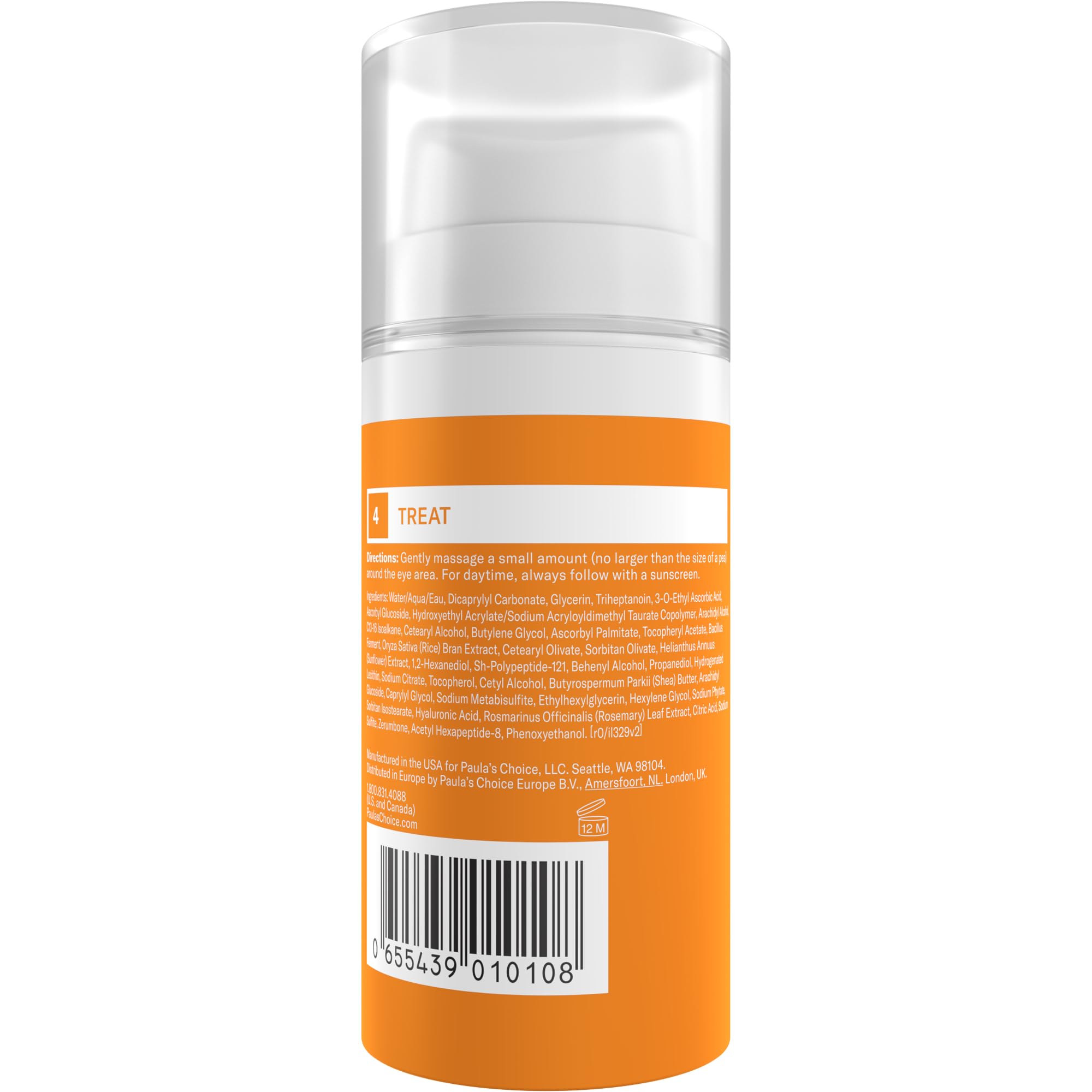 Buy now Paula's Choice C5 Super Boost Eye Cream for Dark Circles, Puffy Eyes, Fine Lines & CrowÆ’??s Feet, Eye Repair Cream with 5% Vitamin C, Hyaluronic Acid & Peptides, Fragrance Free, 0.5 fl oz at indiglob india